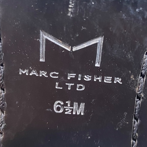 Marc Fisher Yale Ankle Boots Booties Chelsea Sz 6.5 Animal Print Calf Hair - Picture 10 of 10